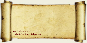 Jovanka Anđelković vizit kartica